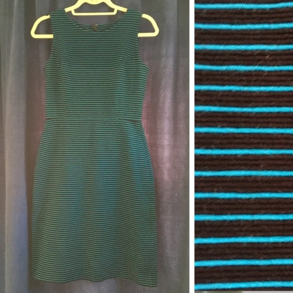 Talbots | Striped Ottoman Sheath Dress